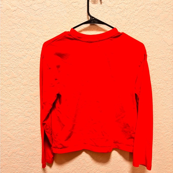 Disney Red Long Sleeve Christmas Tee - Picture 3 of 3